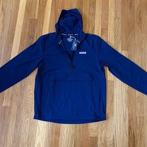 Vineyard vines wind breaker men’s M navy blue
